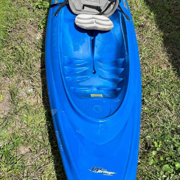 Kayak Sencillo Azul con Silla