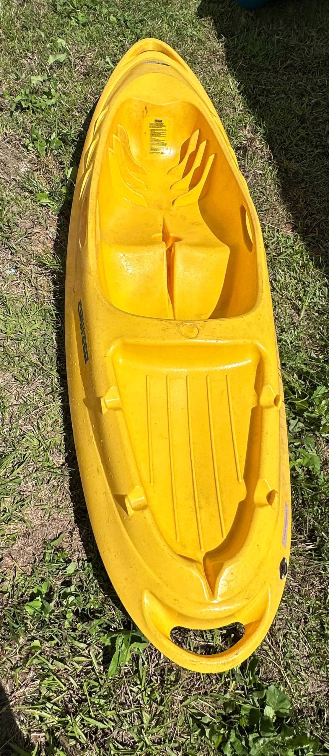 Kayak Sencillo Amarillo - Image 3